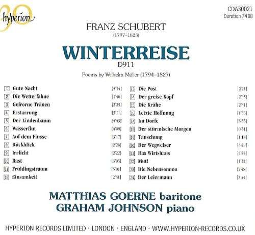 Schubert: Winterreise (Goerne/Johnson)