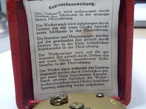 Muller Schlenker Travel Alarm Clock (Not Working)