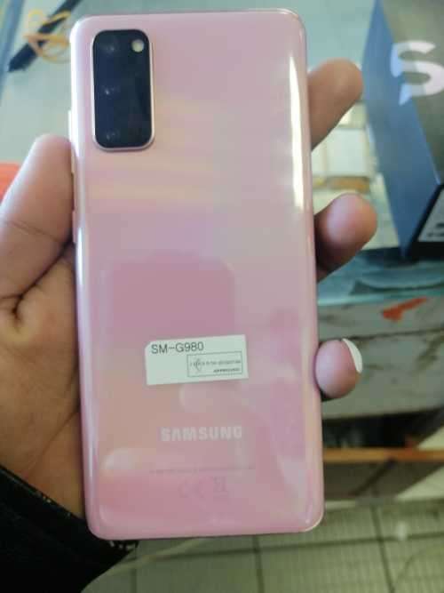 Samsung S20 Duel Sim card Pink in clour