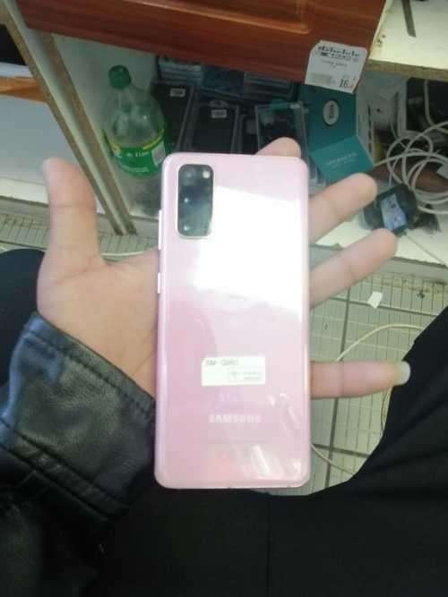 Samsung S20 Duel Sim card Pink in clour