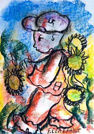 CLAERHOUT, FRANS MARTIN FR (SA 1919 - 2006) "Die Sonnedraer" - ORIGINAL PAINTING