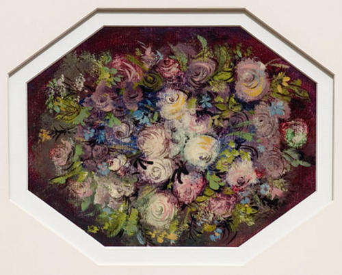 JAN DINGEMANS  (SA 1921 - 2001) - "Spring flowers" - OIL ON CARD - NOT A PRINT - 100% orginal