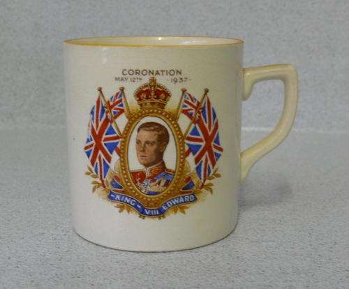 "KING EDWARD VIII" - CORONATION 1937 - LOVING MUG