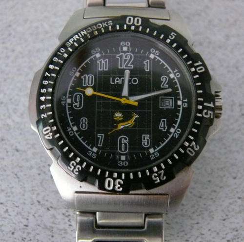 "Lanco" Gents 'SPRINGBOKS RUGBY" Wrist Watch LIMITED EDITION 100YEARS CELEB.2006