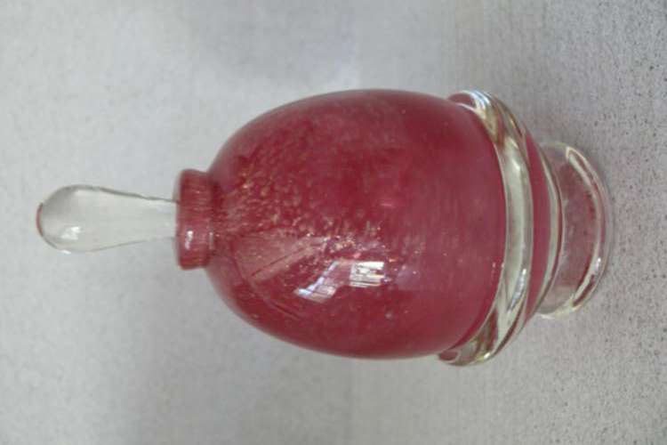 BEAUTIFUL PINK MURANO SCENT BOTTLE