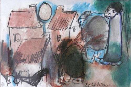 CLAERHOUT, FRANS MARTIN FR (SA 1919 - 2006) "Returning Home" - ORIGINAL PAINTING - CRAZY START!