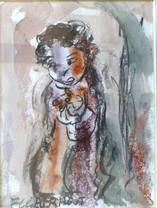 CLAERHOUT, FRANS MARTIN FR (SA 1919 - 2006) "Portrait of a Child" - ORIGINAL PAINTING - CRAZY START!