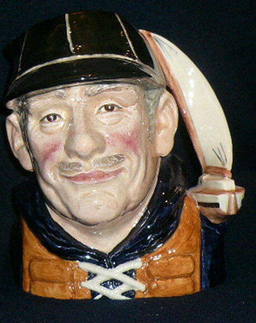 ROYAL DOULTON LARGE TOBY CHARACTER JUG "YACHTSMAN" D6626