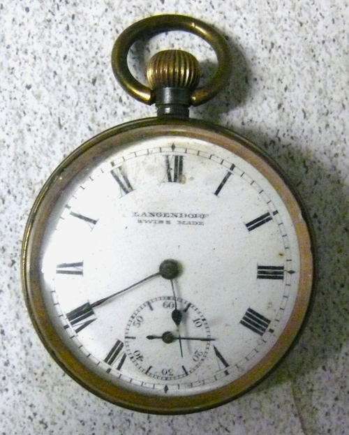 Vintage Langendorf Pocket Watch - What a find! Swiss made!