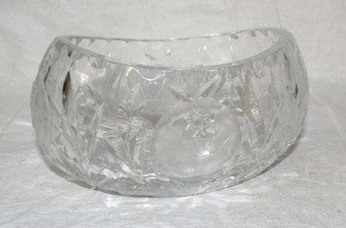 Beautiful Crystal Glass Bowl - Bohemian