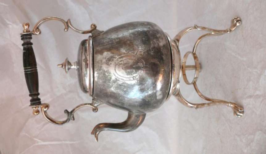 Fantastic VICTORIAN Hand Made Silver Plated Coffee Pot on Stand - MADE IN ENGLAND