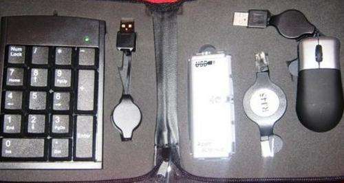 Portable USB Kit - Numberpad, mouse, usb hub ect