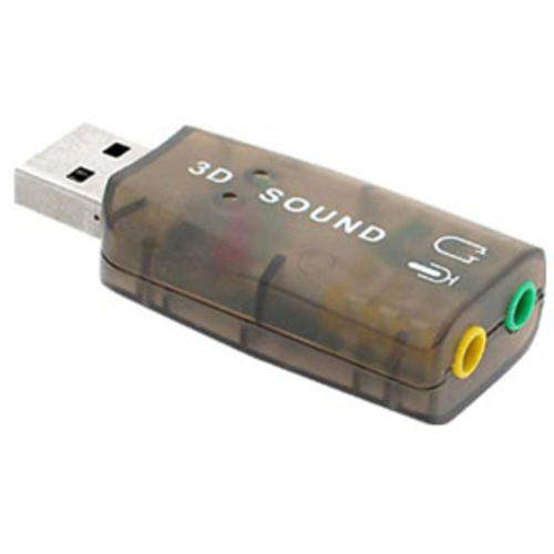 USB Sound Dongle - external sound for laptop or PC