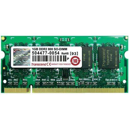 Transcend 1GB DDR2 800MHz high speed RAM SODIMM memory module for laptop