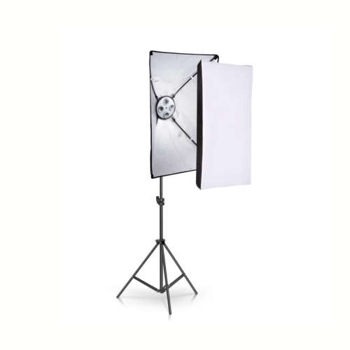4 Socket studio softbox lighting kit, 4 bulb holder for photography and Videography