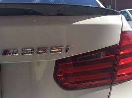 SILVER BMW M BADGE 73MM MOTORSPORT