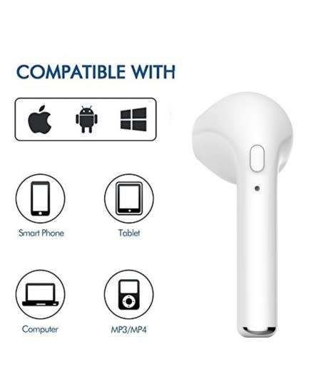 TWS I7S BLUETOOTH WIRELESS EARPHONES (AIRPODS)