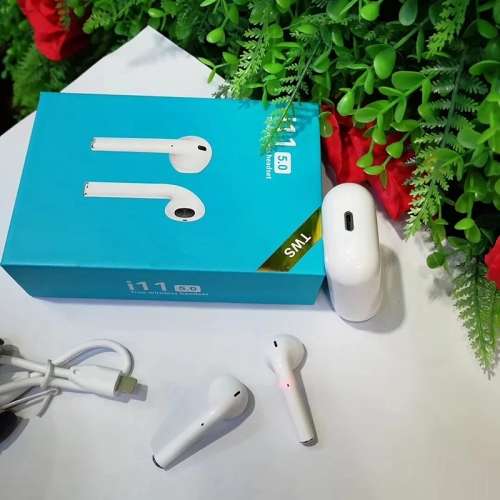 AirPods i11 TWS - POP UP & TOUCH CONTROL (WIRELESS EARPHONES). ANDROID & iOS COMPATIBLE