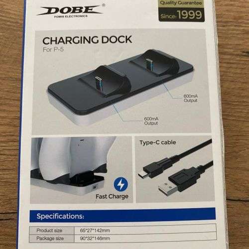 PLAYSTATION 5 DUAL CHARGING CONTROLLER DOCK PS5