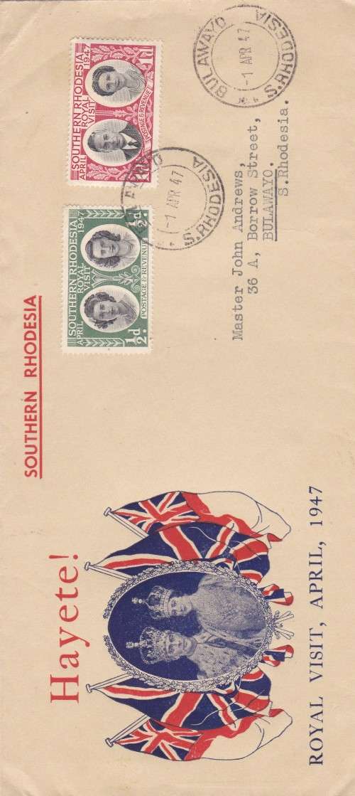 Hayete Royal Visit Bulawayo Rhodesia