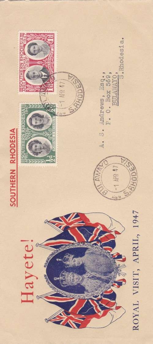 Hayete Royal Visit Bulawayo Rhodesia