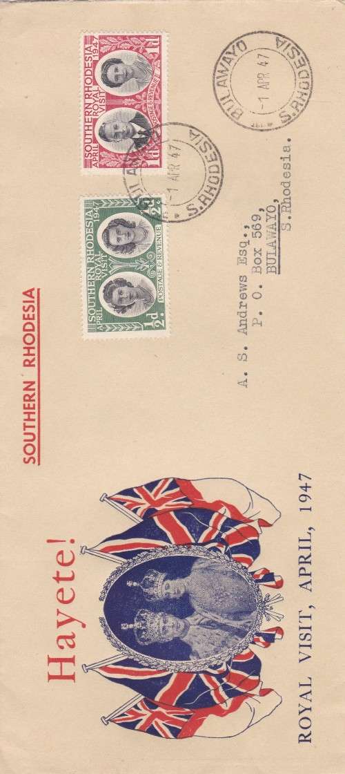 Hayete Royal Visit Bulawayo Rhodesia