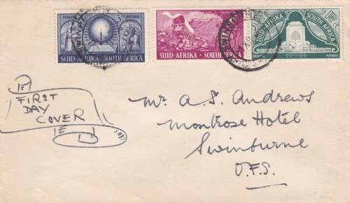 South Africa FDC Swinburne