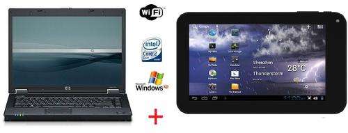 SUPER COMBO SPECIAL!!! HP NC6320 LAPTOP + BRAND NEW 7" ANDROID TABLET!!!!