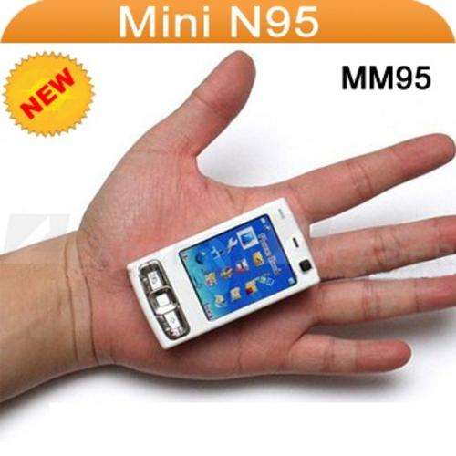 Mini MM95 (WINE RED AND SILVER COLOUR)