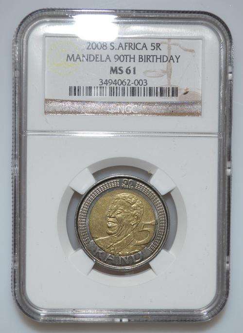 *** MS61 *** MS61 *** MS61 ***   Mandela 90th NGC Graded Coin
