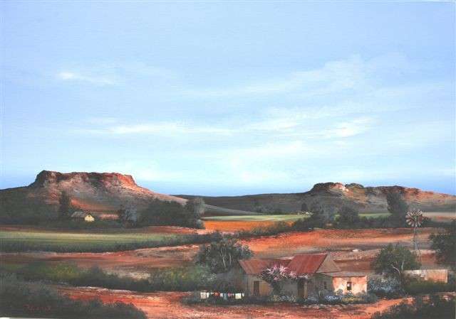 LARGE 1000 X 700 BEAUTIFUL LANDSCAPE BY RICK BECKER