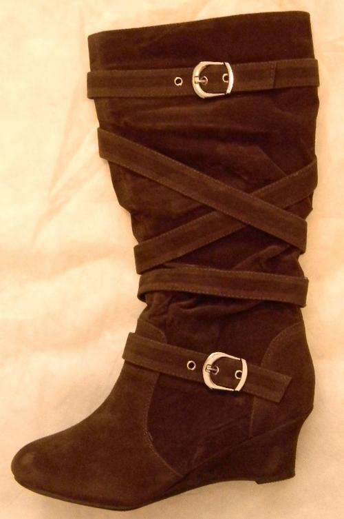 Oliver Taste Ladies Sweude Boots Brown - Size: 5