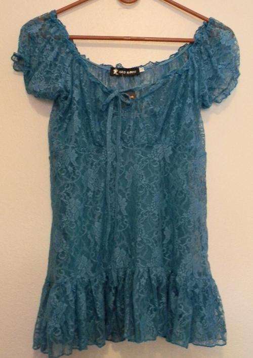 Red RoseFashion Collection Lace Top with Cami Top  - Size (L)