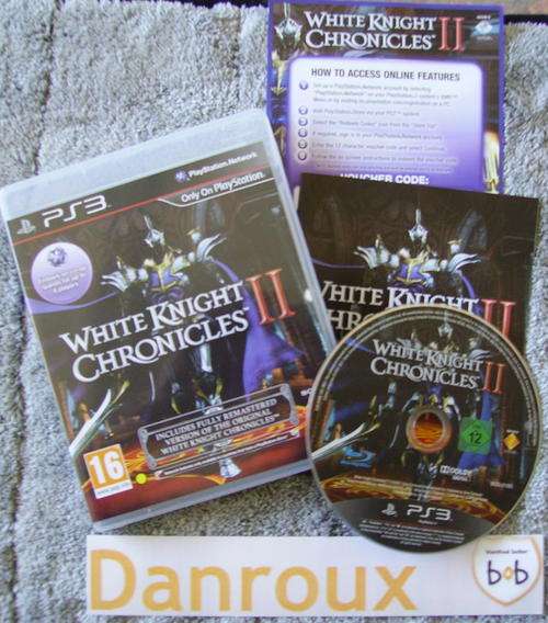 White Knight Chronicles II (PS3) - Like New with Online Pass Voucher!!