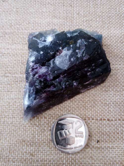 Purple and Green Fluorite from Namibia