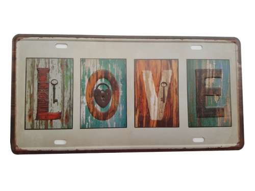 Love Tin Sign