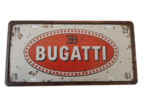 Bugatti Tin Sign