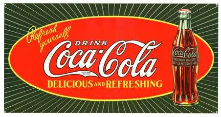 Drink Coca Cola Tin Sign