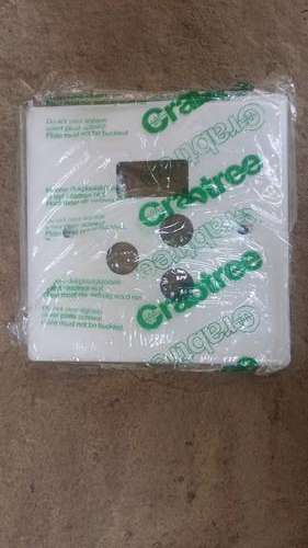 Bulk Lot Grabtree Single Wall Sockets Plates - White