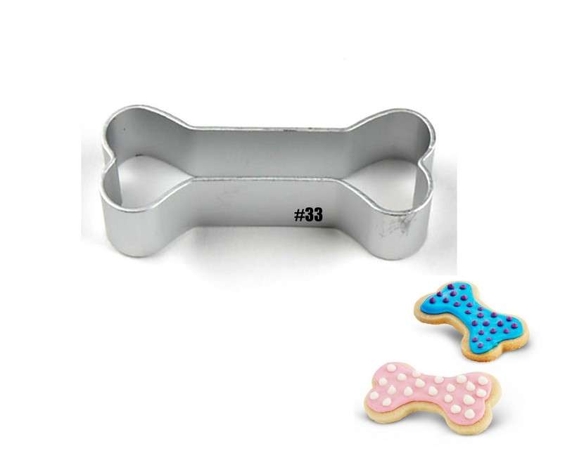 COOKIE -  FONDANT - JELLY - CLAY CUTTER - METAL - DOGGY BONE