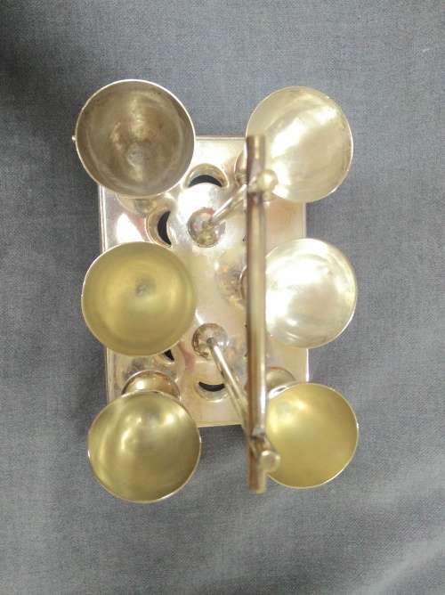 Silver Plated Egg Cup Set