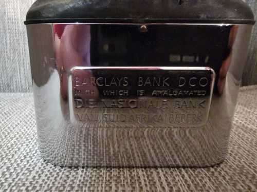 South Africa Barclays Bank Vintage Saving Money Box