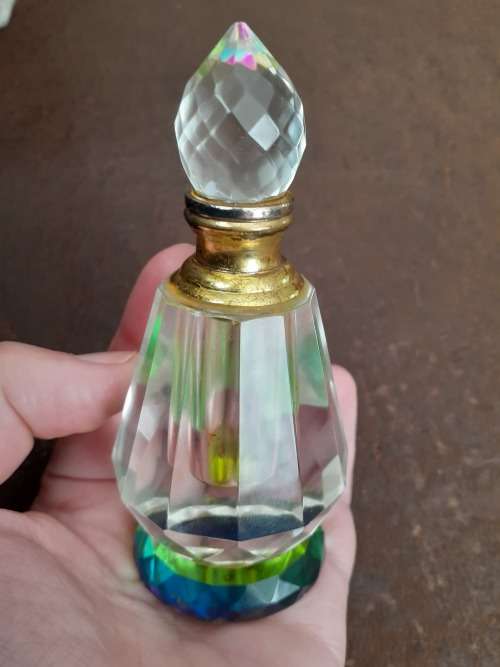 Stunning Crystal Vintage Perfume Bottle