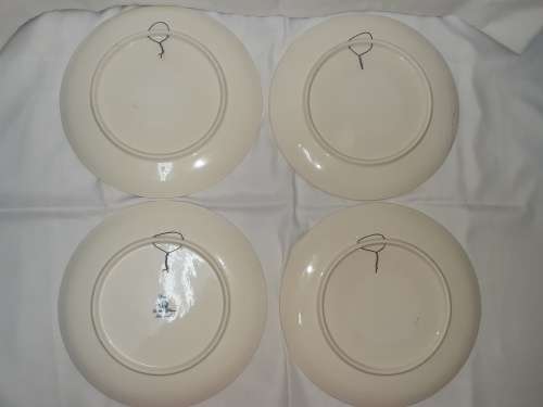 Crown Delfts Blauw Handwerk 4 Plates