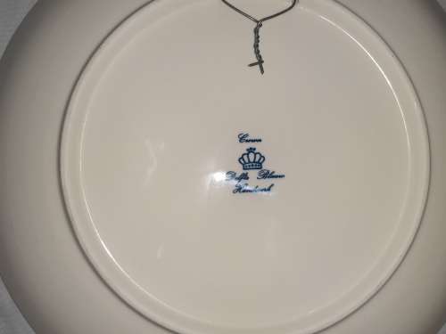 Crown Delfts Blauw Handwerk 4 Plates