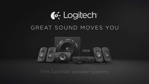 Logitech Z906 5.1 Channel Surround Sound THX Certified Premium Speaker System(Supplier Display Unit)