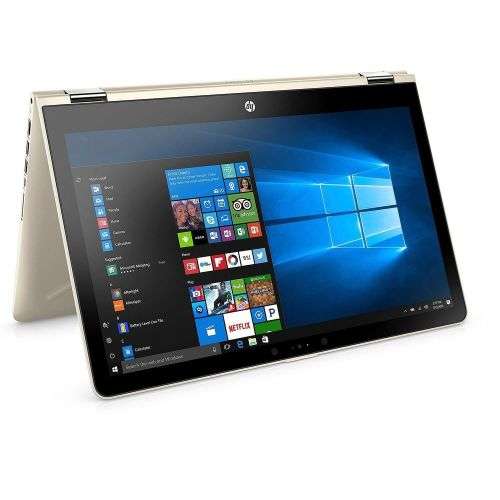 HP Pavilion x360 Touch Gold Limited Edition 8th Gen 256GB SSD 11hr Battery LED Keys USBC Office 2019