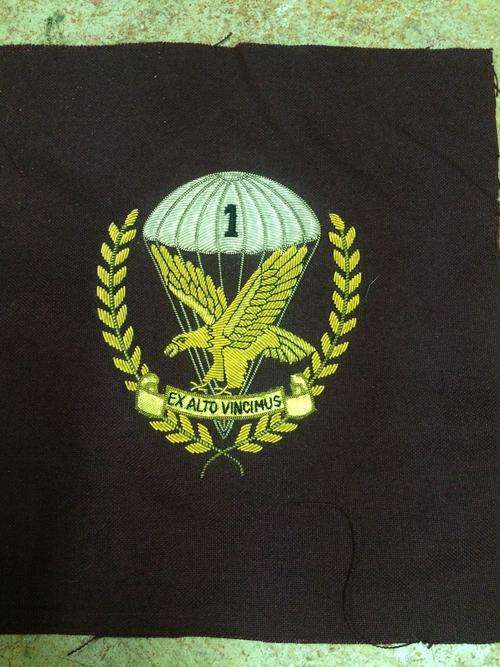 1 Parachute Battalion Blazer Badge Maroon