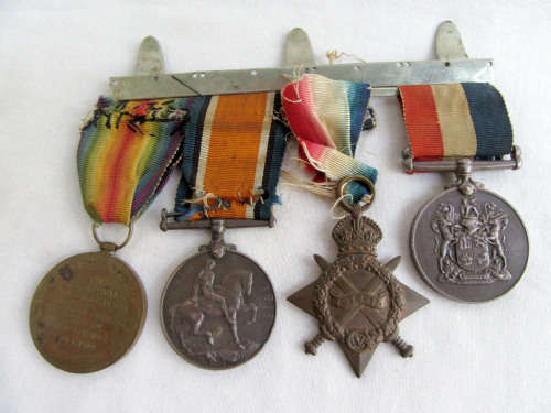 AMAZING WW1 FATHER AND WW2 SON'S WAR MEDALS~THIS AUCTION WW1 SET PLUS ANOTHER