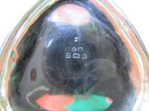 RARE 3 COIN SOVEREIGN HOLDER CASE WITH CHAIN LINK BIRMINGHAM 1903